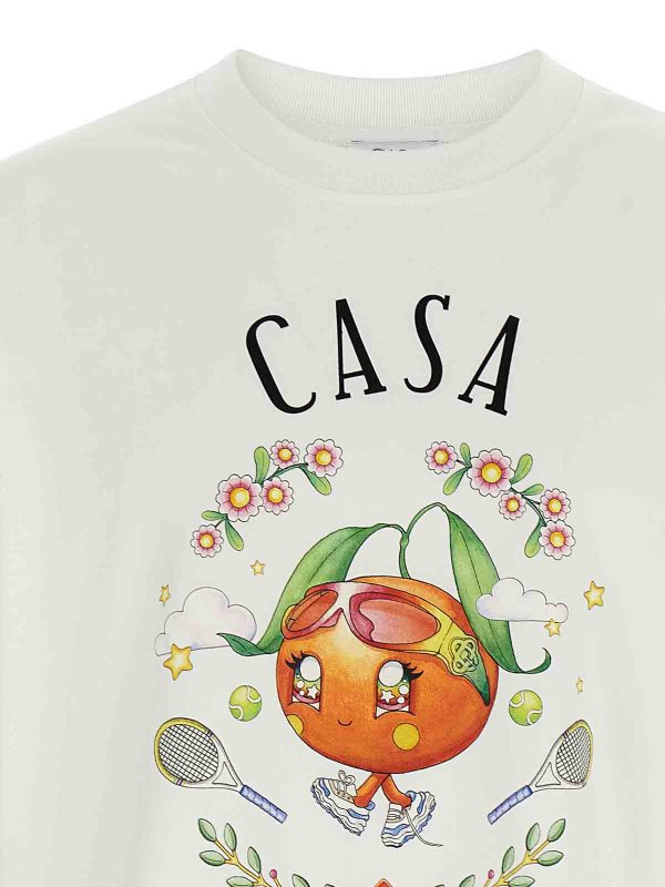 The Best Shops CASABLANCA: T-shirts - T-Shirt - Weiß