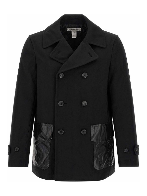 COMME DES GARCONS: short coats - Double-Breasted Caban