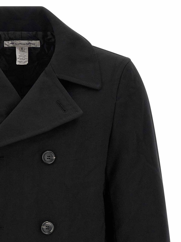 The Best Shops COMME DES GARCONS: short coats - Double-Breasted Caban