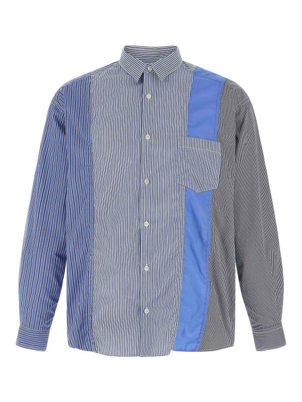 COMME DES GARÇONS HOMMES PLUS: shirts - Patchwork Shirt