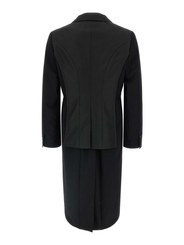 COMME DES GARÇONS HOMMES PLUS: casual jackets online - Double Layer Blazer Jacket