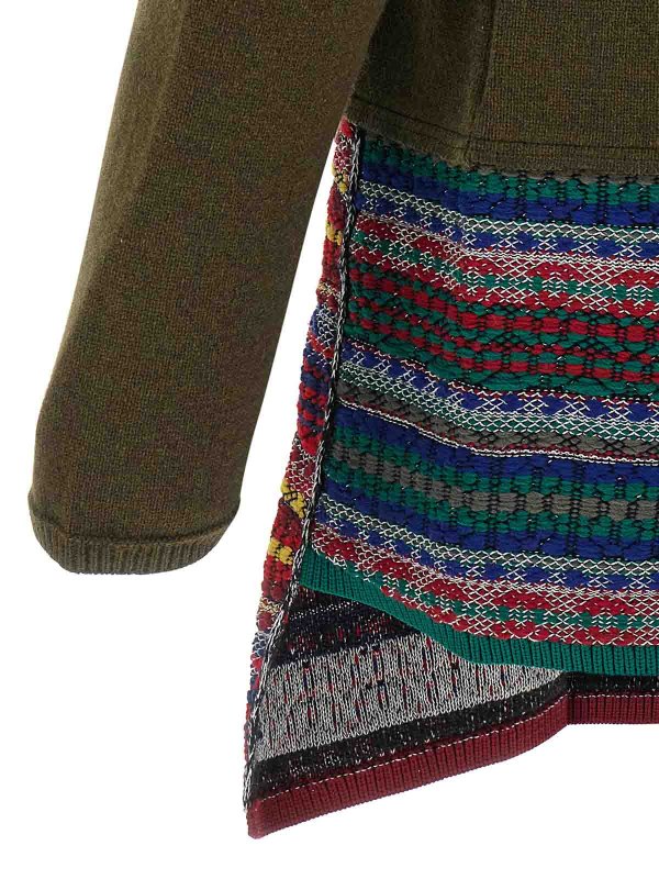 Jacquard Insert Cardigan shop online: COMME DES GARÇONS HOMMES PLUS