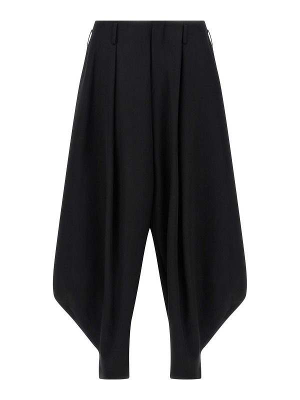 COMME DES GARÇONS HOMMES PLUS: カジュアルトラウザー - カジュアルパンツ - 黒