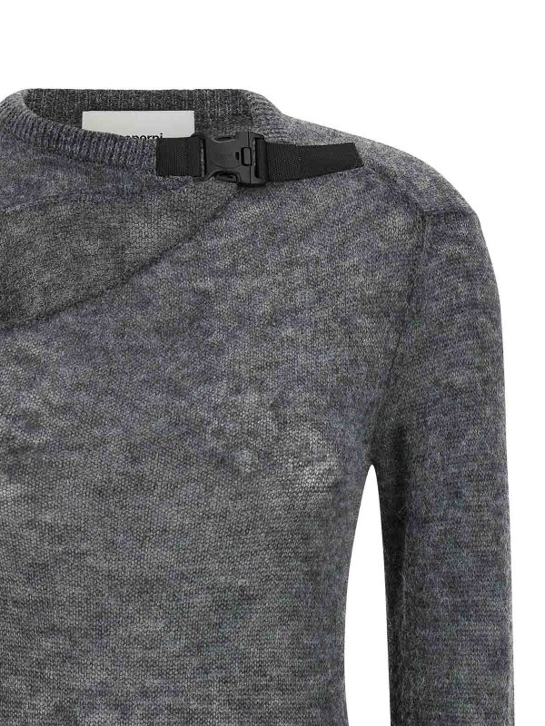 The Best Shops COPERNI: crew necks - Buckle Cut-Out Sweater