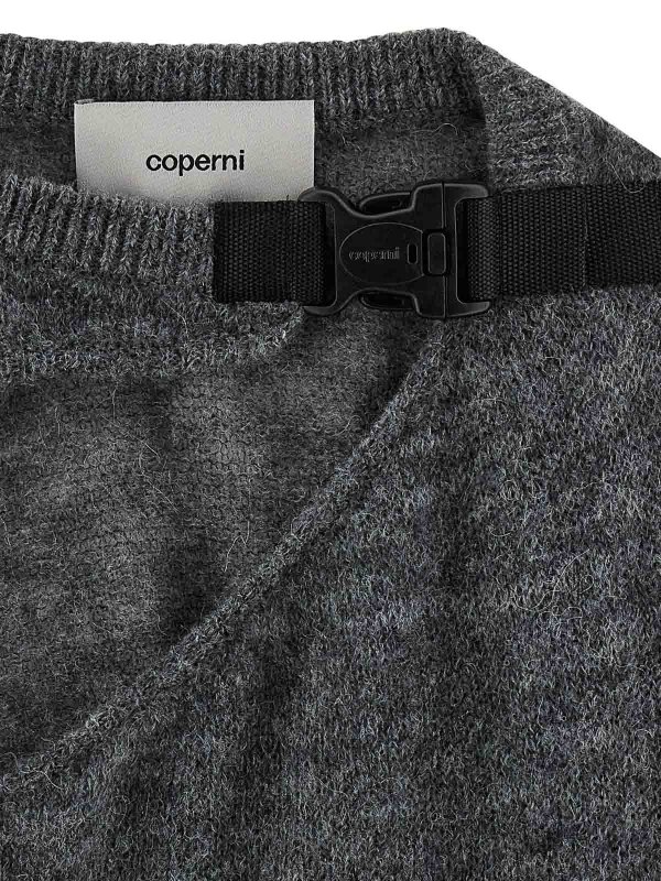 Buckle Cut-Out Sweater shop online: COPERNI