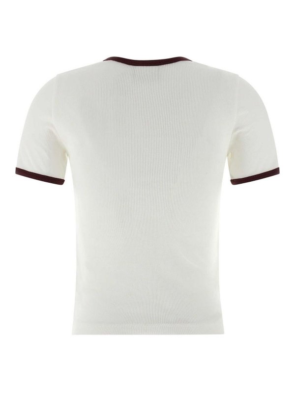 Courreges: T-shirts online - T-Shirt - Weiß