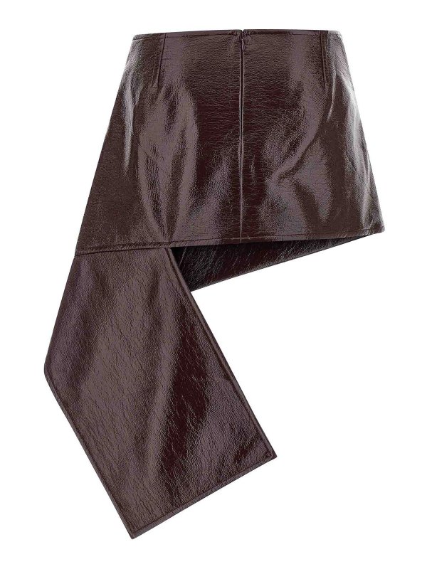 Courreges: ニーレングススカート＆ミディ丈 online - 膝丈/ミディスカート - ダークレッド