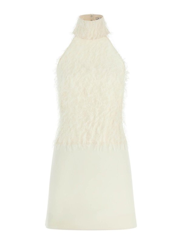 Courreges: Robe longueur genou - Robe Au Genou - Blanc