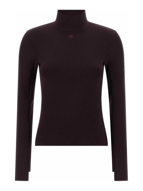 Courreges: カーディガン - カーディガン - ダークレッド