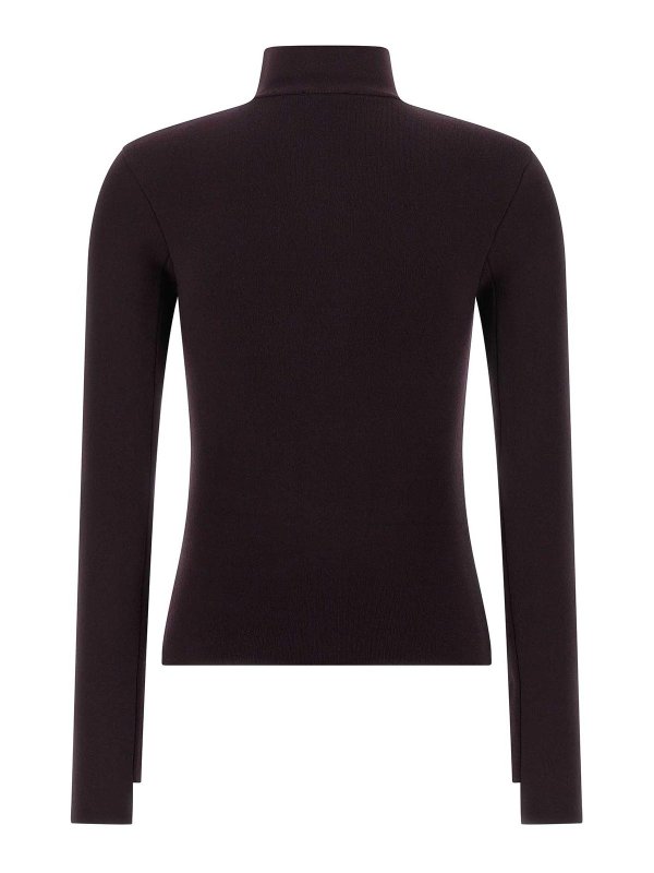 Courreges: カーディガン online - カーディガン - ダークレッド