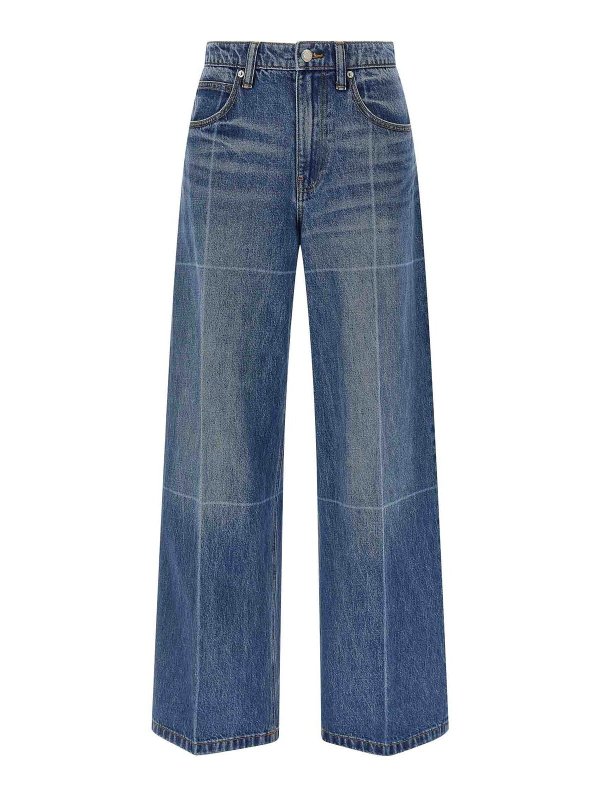 ALEXANDER WANG: Jeans évasés - Jean Bootcut - Bleu