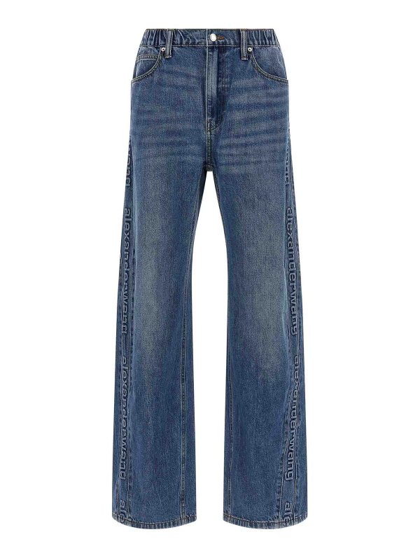 ALEXANDER WANG: Bootcut - Bootcut Jeans - Blau