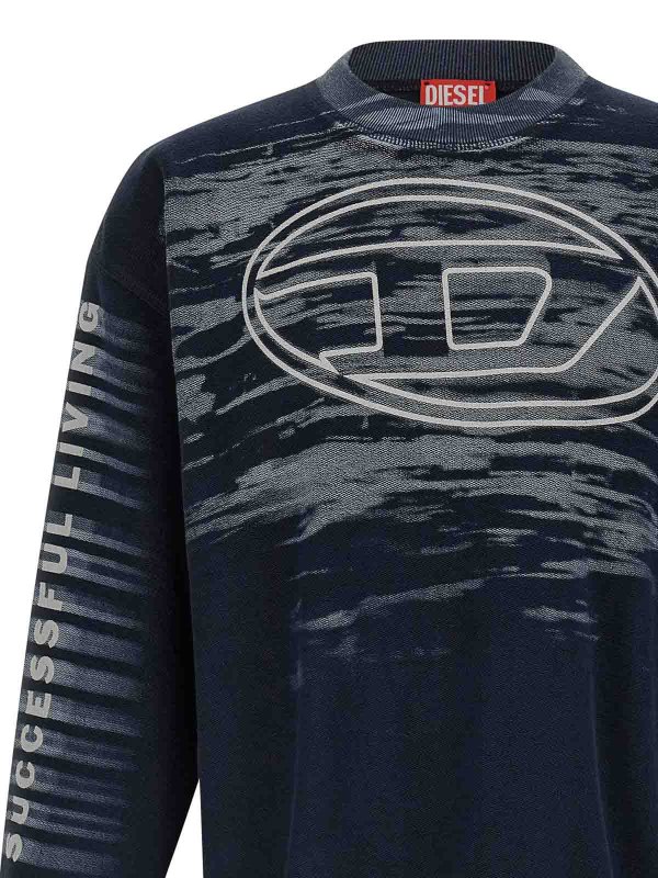 The Best Shops DIESEL: スウェット＆セーター - スウェットシャツ/セーター - ブルー