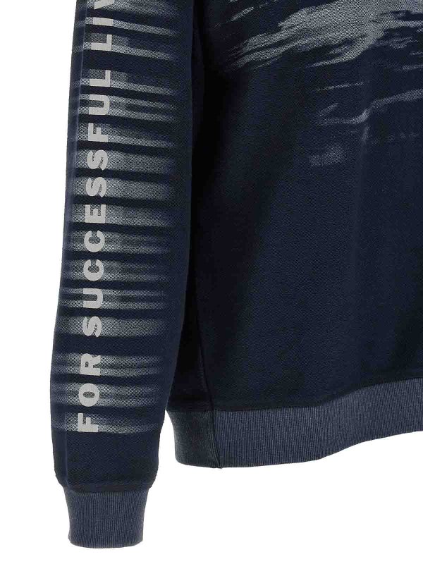 スウェットシャツ/セーター - ブルー shop online: DIESEL