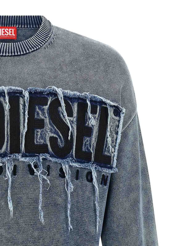 The Best Shops DIESEL: クルーネック - クルーネック - ブルー