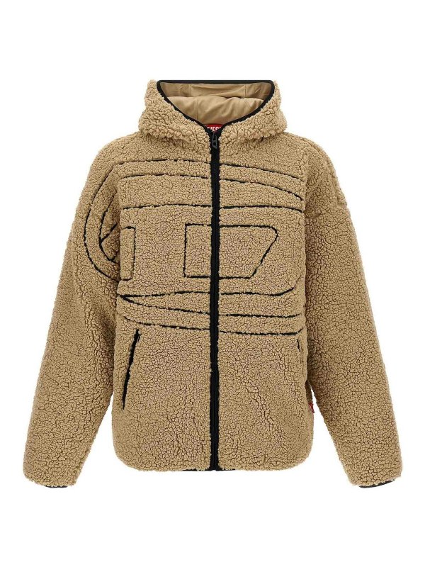 DIESEL: カジュアルジャケット - カジュアルジャケット - ベージュ