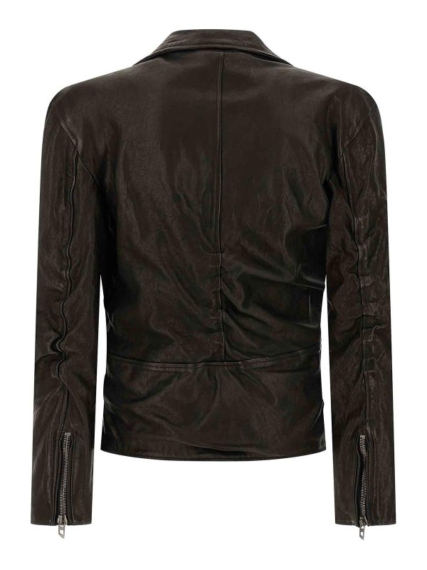 DIESEL: giacche in pelle online - Giacca L-uncan