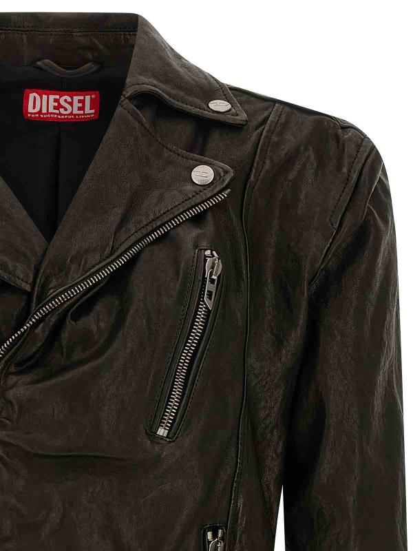 The Best Shops DIESEL: giacche in pelle - Giacca L-uncan