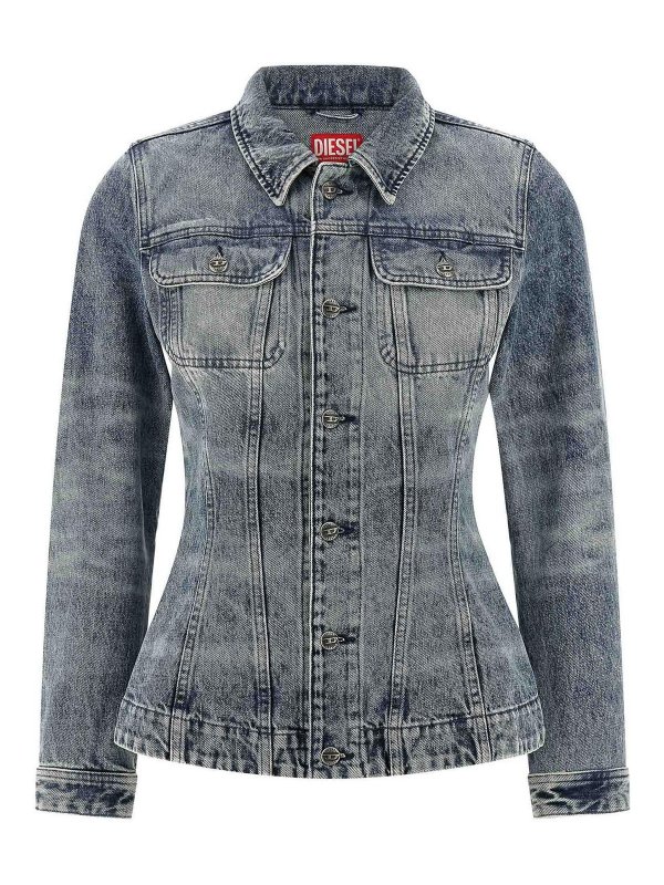 DIESEL: カジュアルジャケット - カジュアルジャケット - ブルー