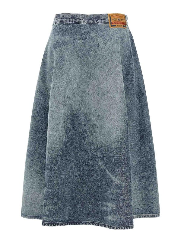 DIESEL: ニーレングススカート＆ミディ丈 online - 膝丈/ミディスカート - ライトブルー