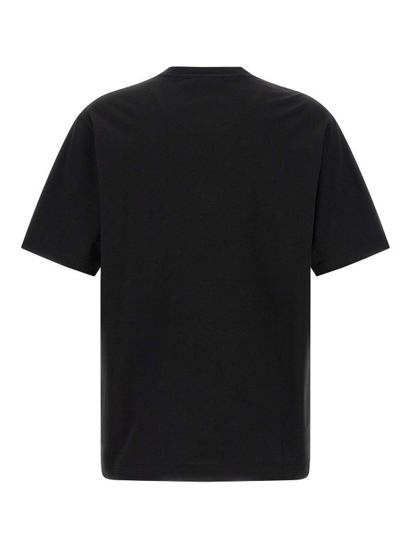 DOLCE & GABBANA: t-shirts online - Logo Embroidery T-Shirt