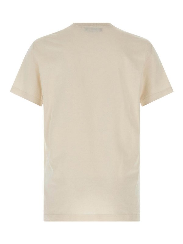 DOLCE & GABBANA: t-shirts online - Double Embroidery T-Shirt