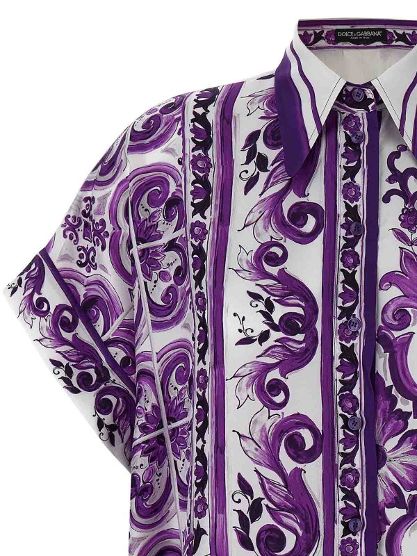 The Best Shops DOLCE & GABBANA: Chemises - Chemise - Violet