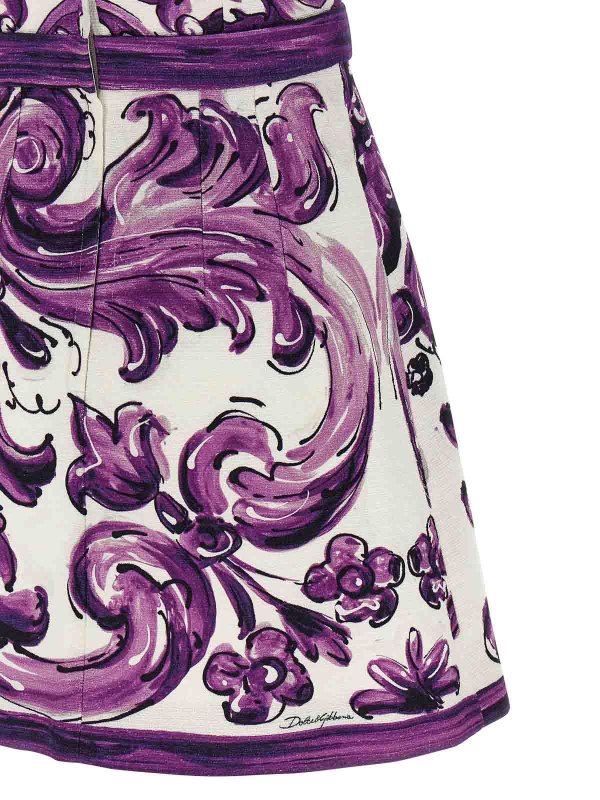 膝丈ドレス - マルチカラー shop online: DOLCE & GABBANA