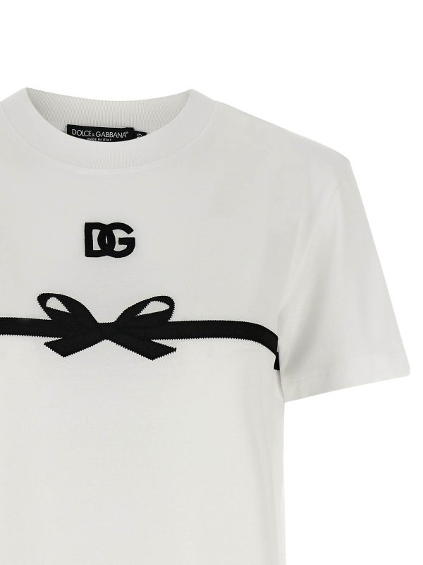 The Best Shops DOLCE & GABBANA: T-shirts - T-Shirt - Weiß