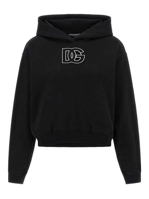 DOLCE & GABBANA: スウェット＆セーター - スウェットシャツ/セーター - 黒