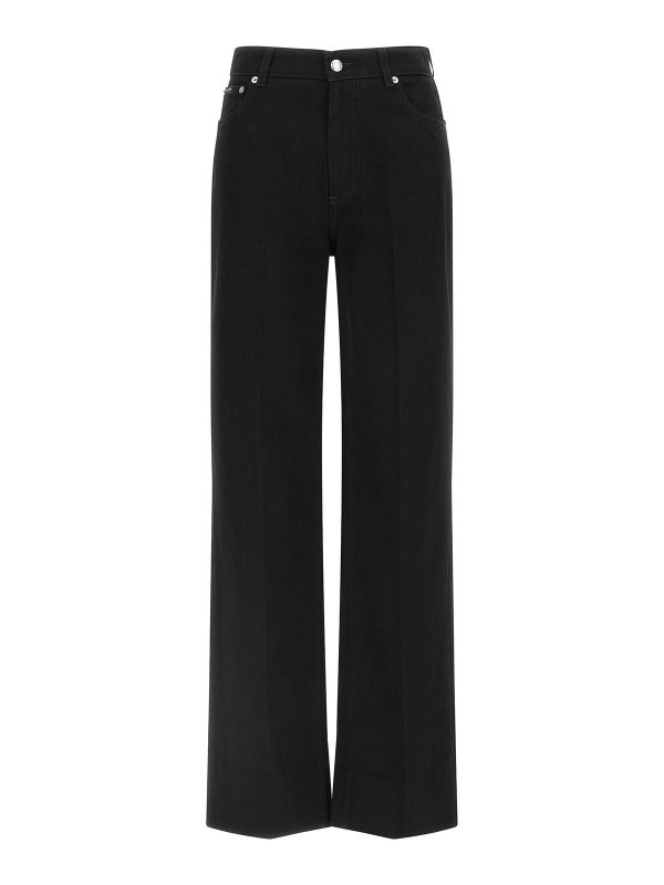 DOLCE & GABBANA: Pantalons casual - Pantalons Décontractés - Noir