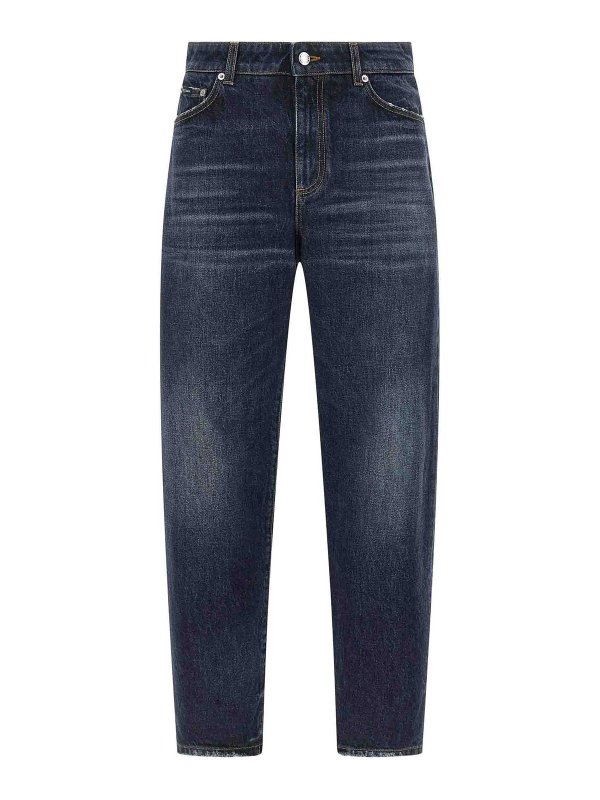 DOLCE & GABBANA: Jeans évasés - Jean Bootcut - Bleu