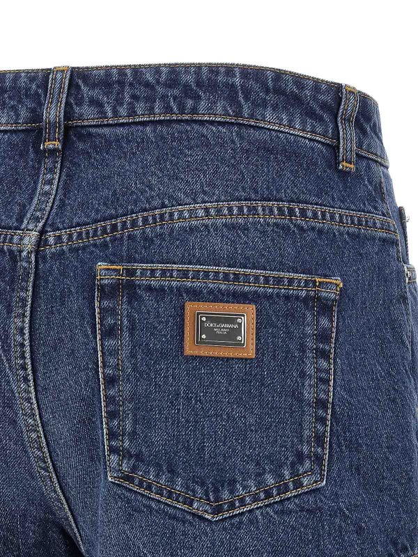 Plate shorts logo shop online: DOLCE & GABBANA