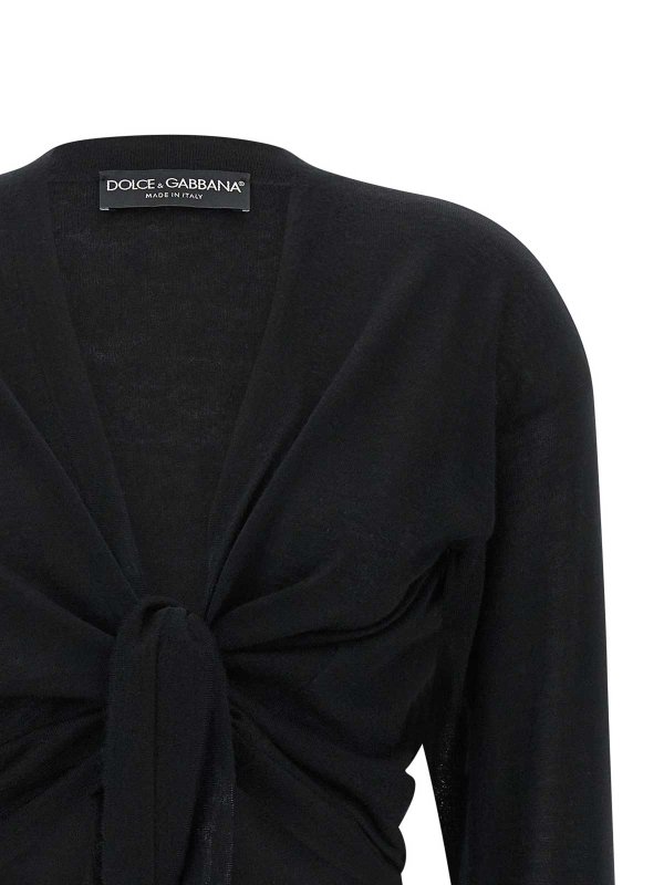 The Best Shops DOLCE & GABBANA: Cardigans - Cardigan - Schwarz