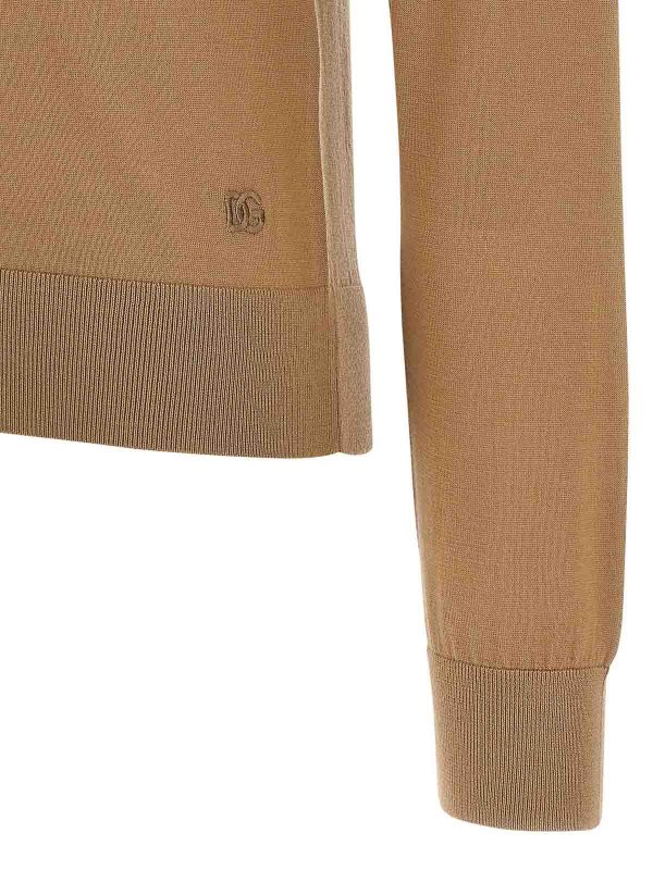 カーディガン - ベージュ shop online: DOLCE & GABBANA