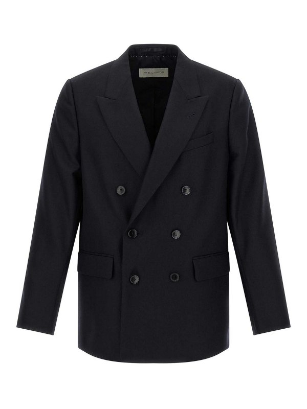 DRIES VAN NOTEN: Blazer - Blazer - Blau