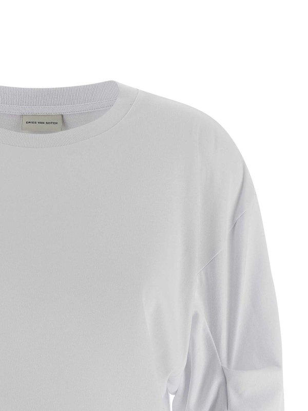 The Best Shops DRIES VAN NOTEN: Camisetas - Camiseta - Blanco