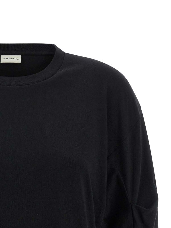 The Best Shops DRIES VAN NOTEN: Tシャツ - Tシャツ - 黒