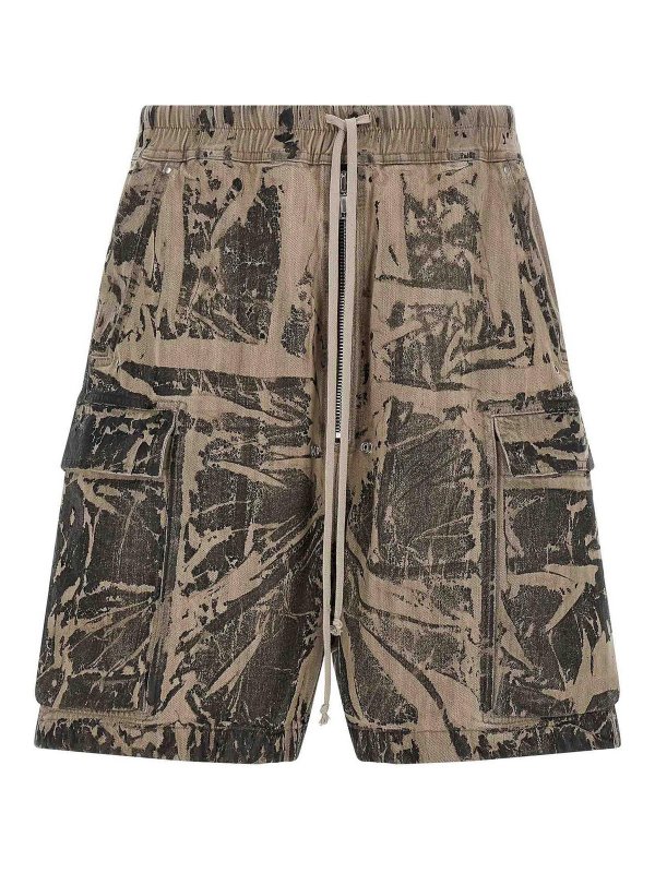 DRKSHDW: Trousers Shorts - CargoBela Bermuda Shorts