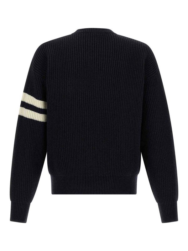 DSQUARED2: crew necks online - Denim Mix Sweater