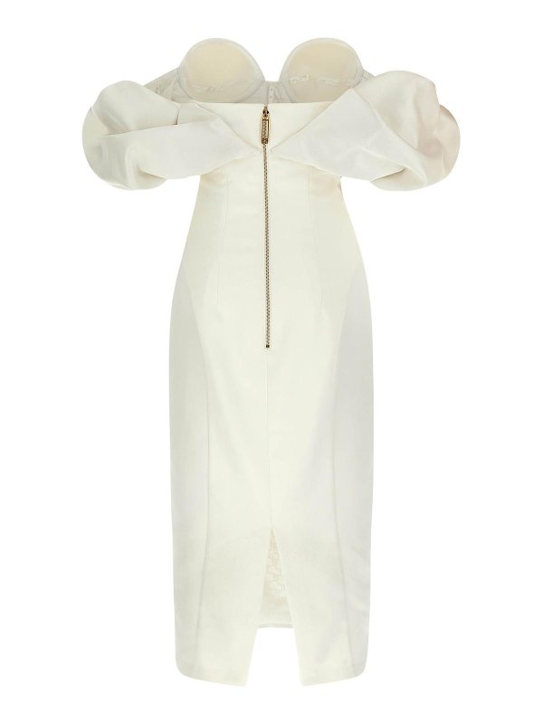 ELISABETTA FRANCHI: Vestidos media pierna online - Vestido Midi - Blanco