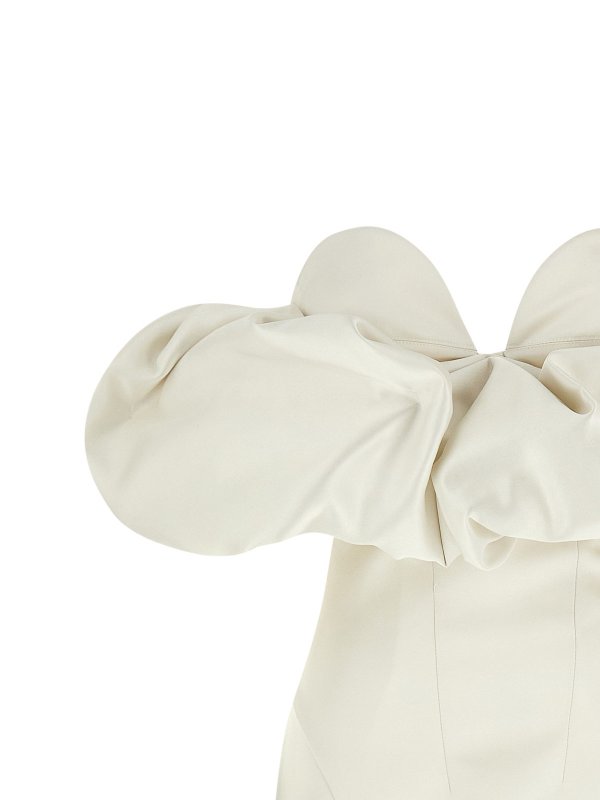 The Best Shops ELISABETTA FRANCHI: Vestidos media pierna - Vestido Midi - Blanco