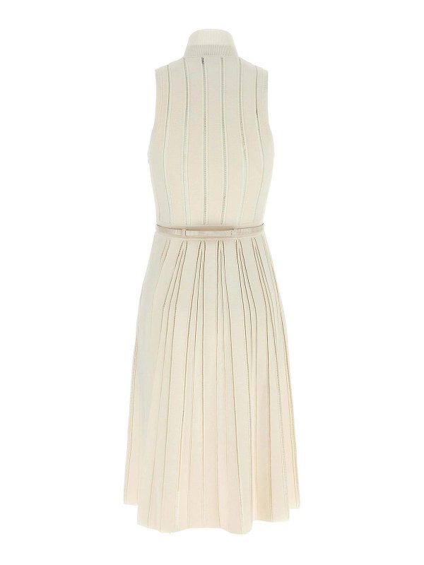 ELISABETTA FRANCHI: Robe longueur genou online - Robe Au Genou - Blanc
