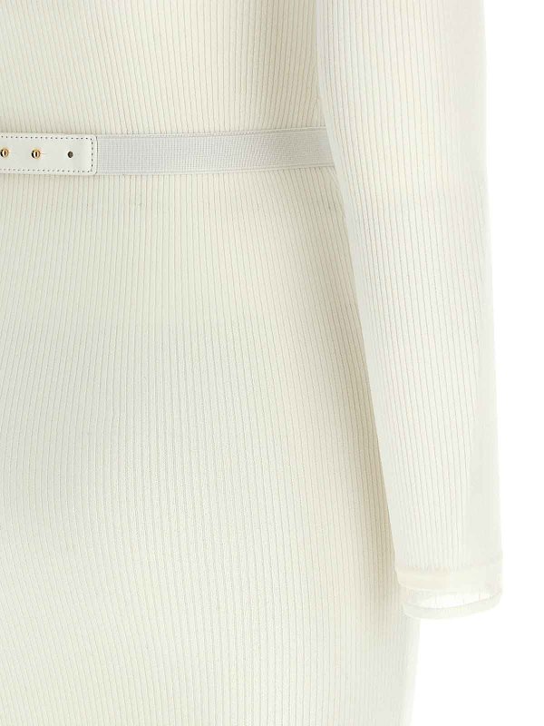 Vestido Midi - Blanco shop online: ELISABETTA FRANCHI