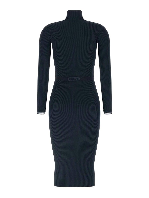 ELISABETTA FRANCHI: ニーレングスドレス online - 膝丈ドレス - ブルー