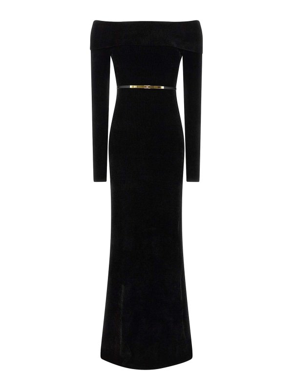 ELISABETTA FRANCHI: knee length dresses - Dress