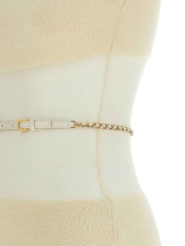 Knielanges Kleid - Weiß shop online: ELISABETTA FRANCHI