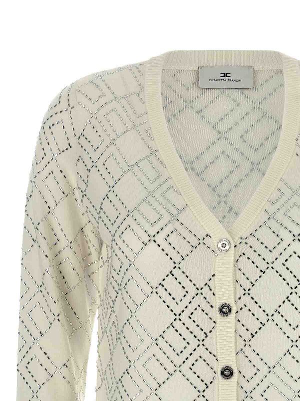 The Best Shops ELISABETTA FRANCHI: cardigans - Crystal Cardigan