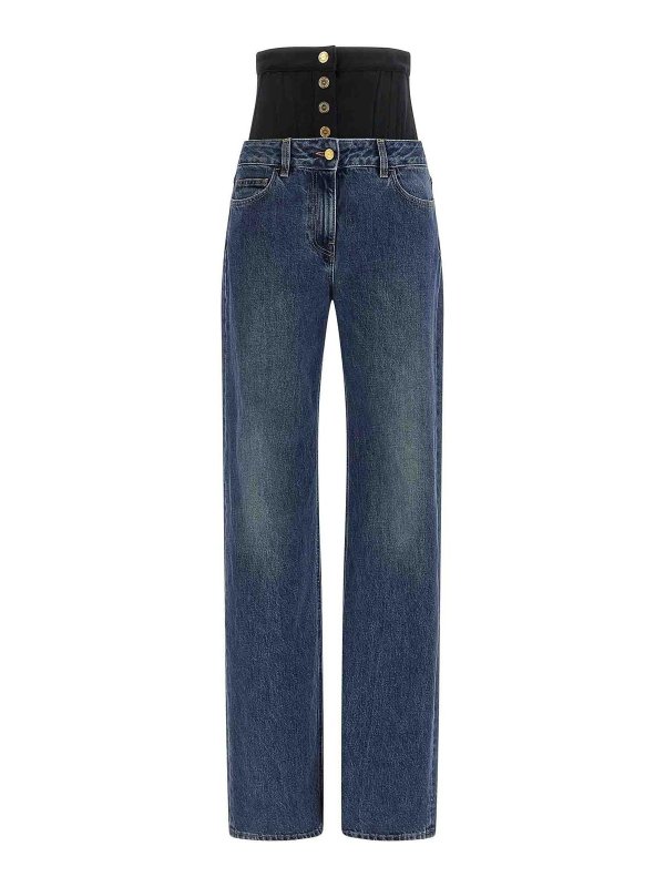 ELISABETTA FRANCHI: bootcut jeans - Bustier Insert Jeans
