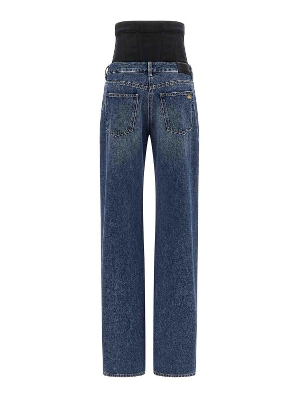 ELISABETTA FRANCHI: bootcut jeans online - Bustier Insert Jeans